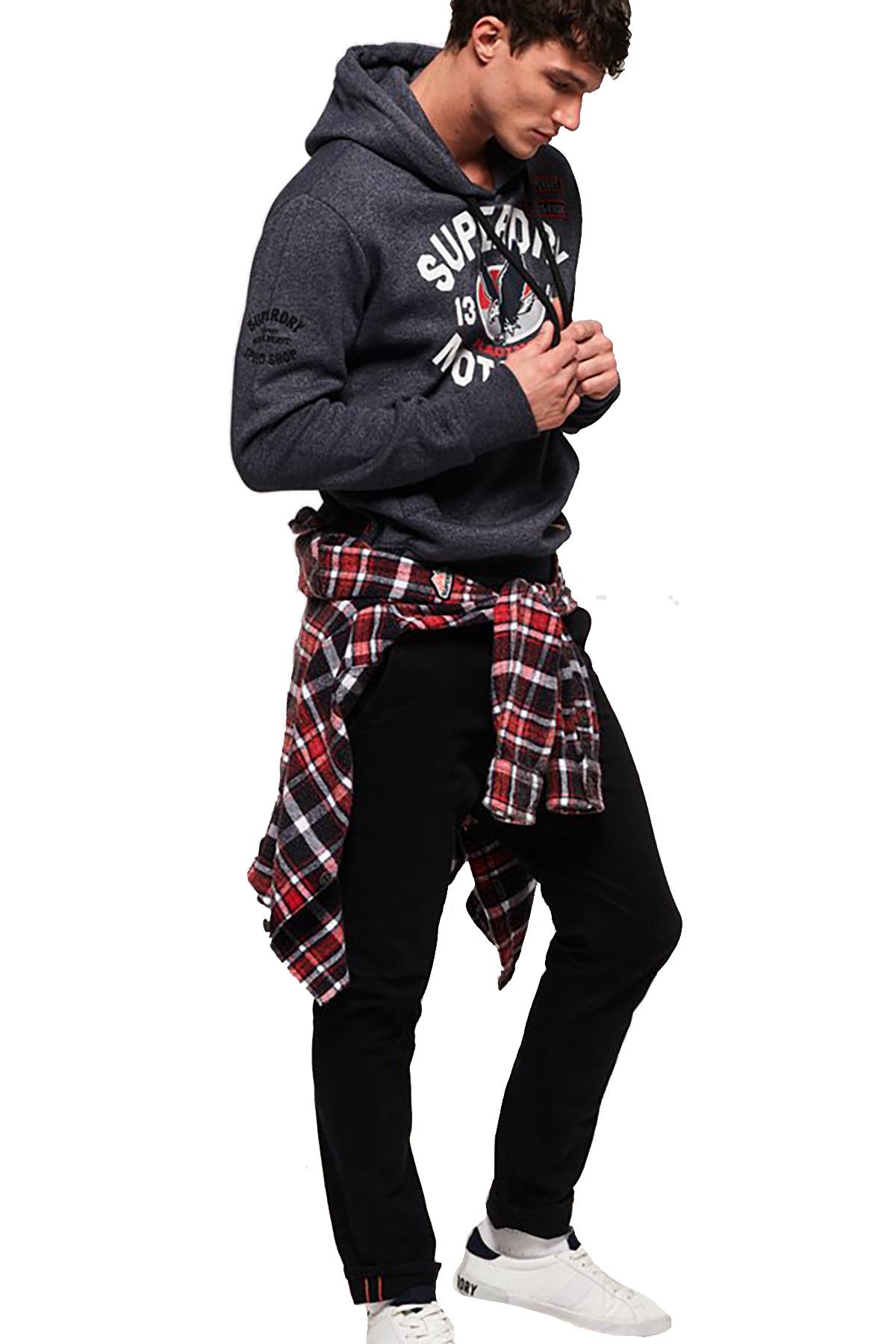 SuperDry Horizon-Blue-Grit Custom 1334 Hoodie