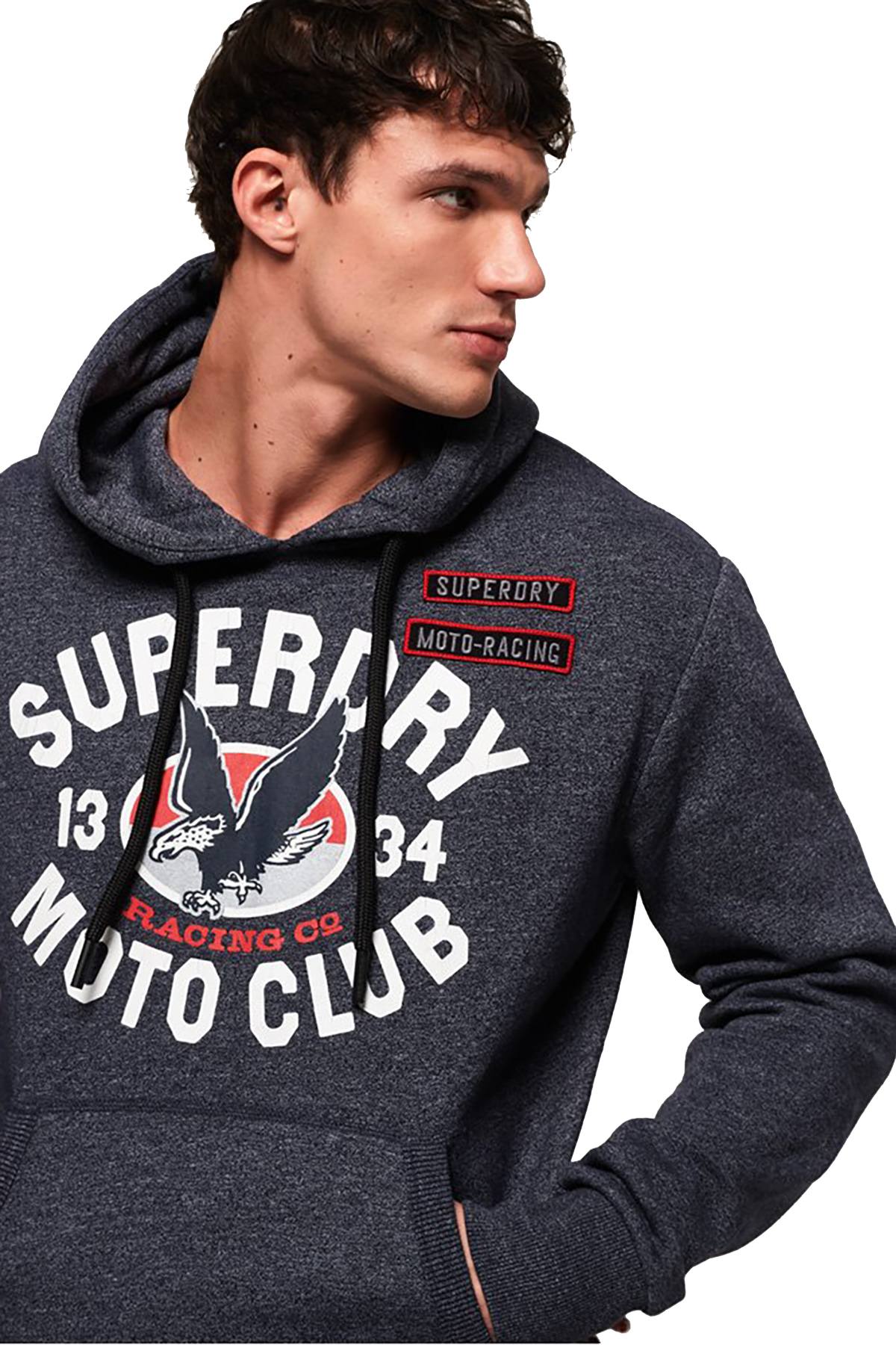 SuperDry Horizon-Blue-Grit Custom 1334 Hoodie