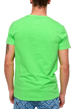 SuperDry Ice-Green Orange-Label Neon Tee thumbnail 4