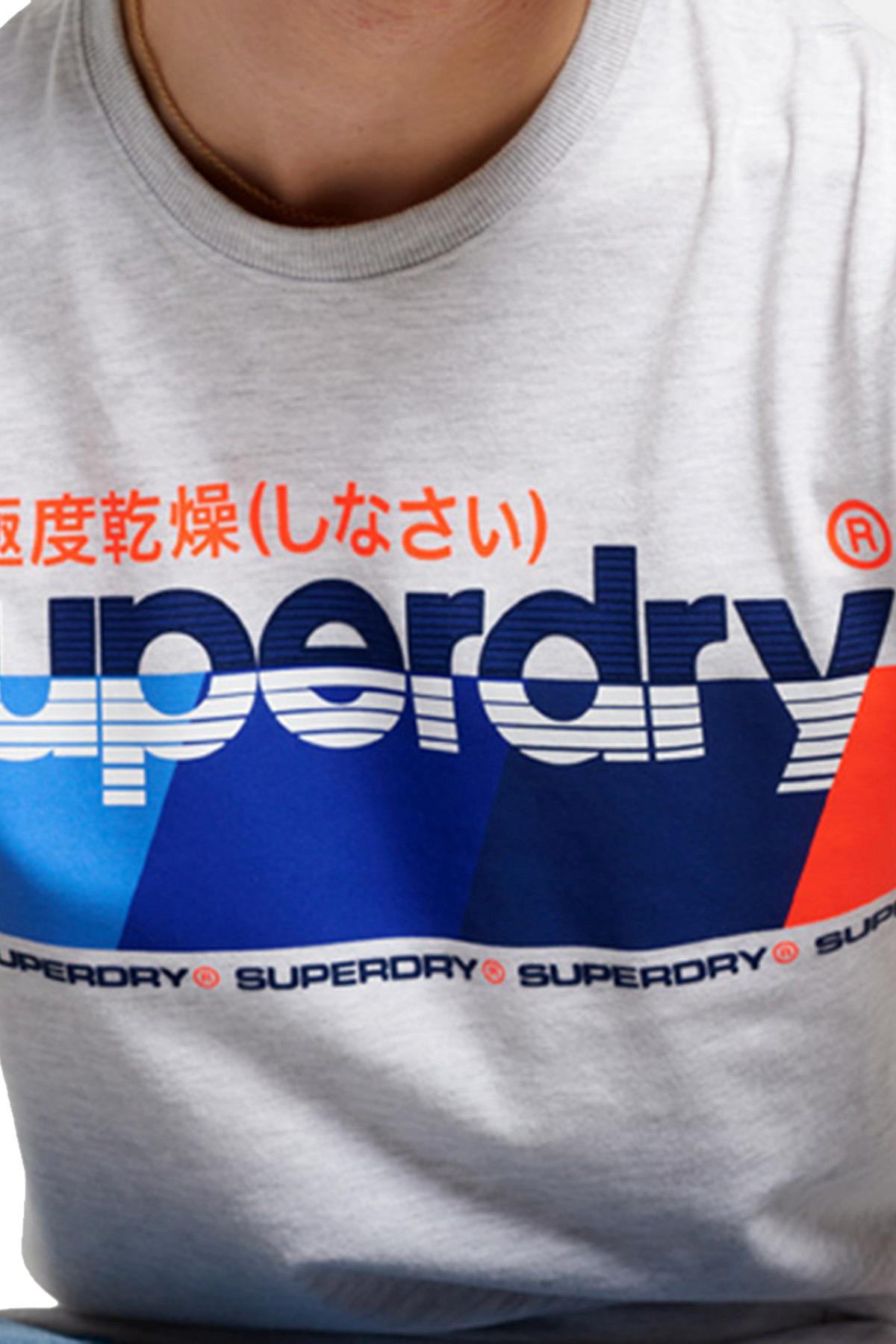 SuperDry Ice-Marl '76 Super Surf Graphic Tee