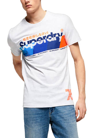 SuperDry Ice-Marl '76 Super Surf Graphic Tee