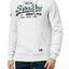 SuperDry Ice-Marl Vintage Logo Neon-Tip Hoodie