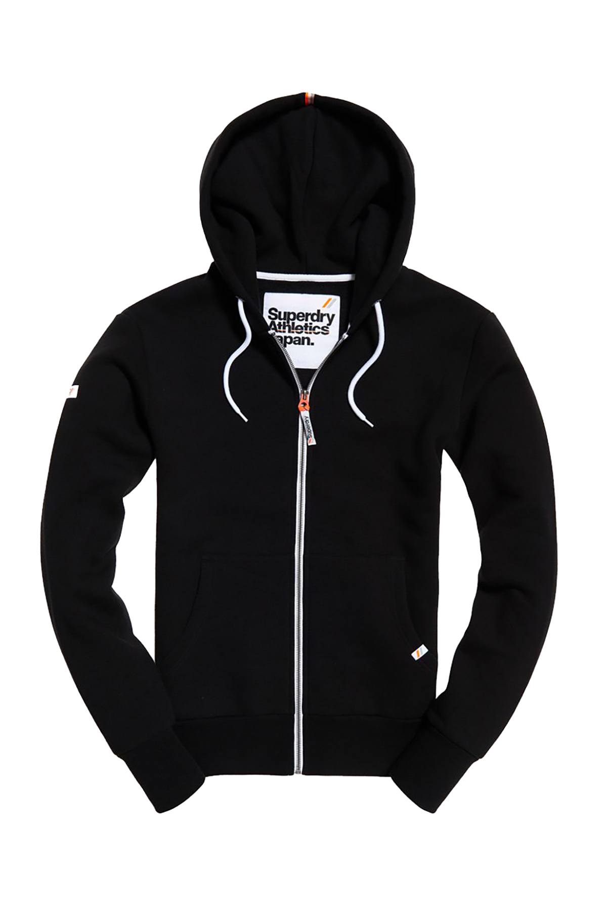 SuperDry Jet-Black LA Athletic Zip Hoodie