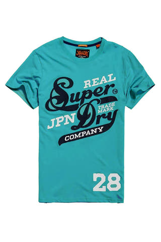 SuperDry Laser-Teal Original 77 Lite-Weight T-Shirt