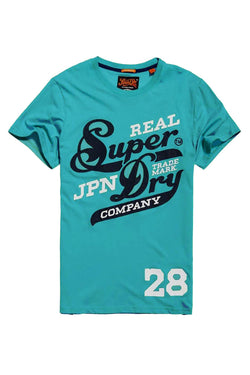 SuperDry Laser-Teal Original 77 Lite-Weight T-Shirt thumbnail 1