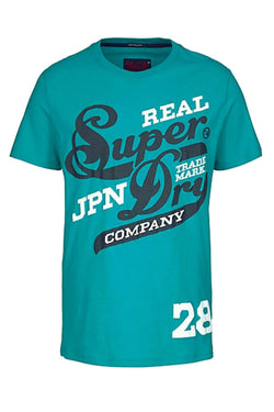 SuperDry Laser-Teal Original 77 Lite-Weight T-Shirt thumbnail 3