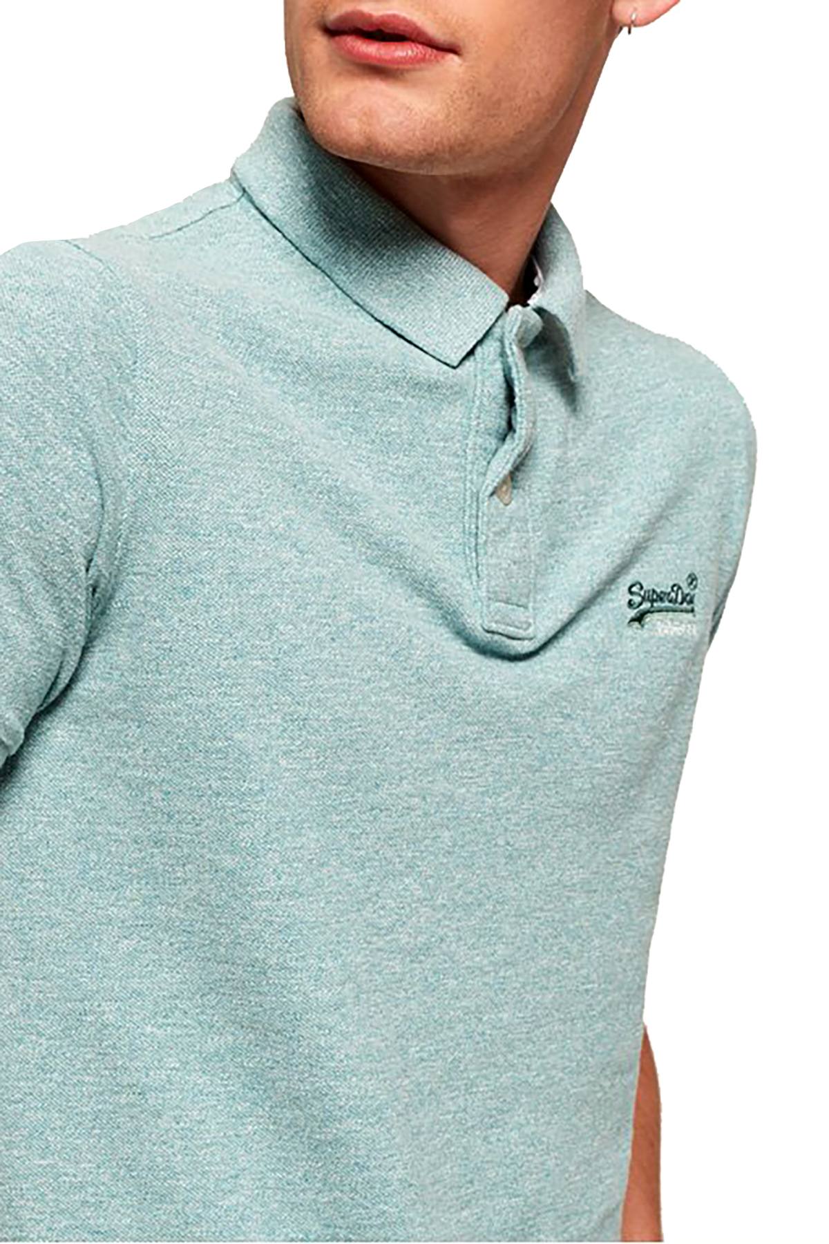 SuperDry Mint-Green-Grindle Classic Pique Polo Shirt