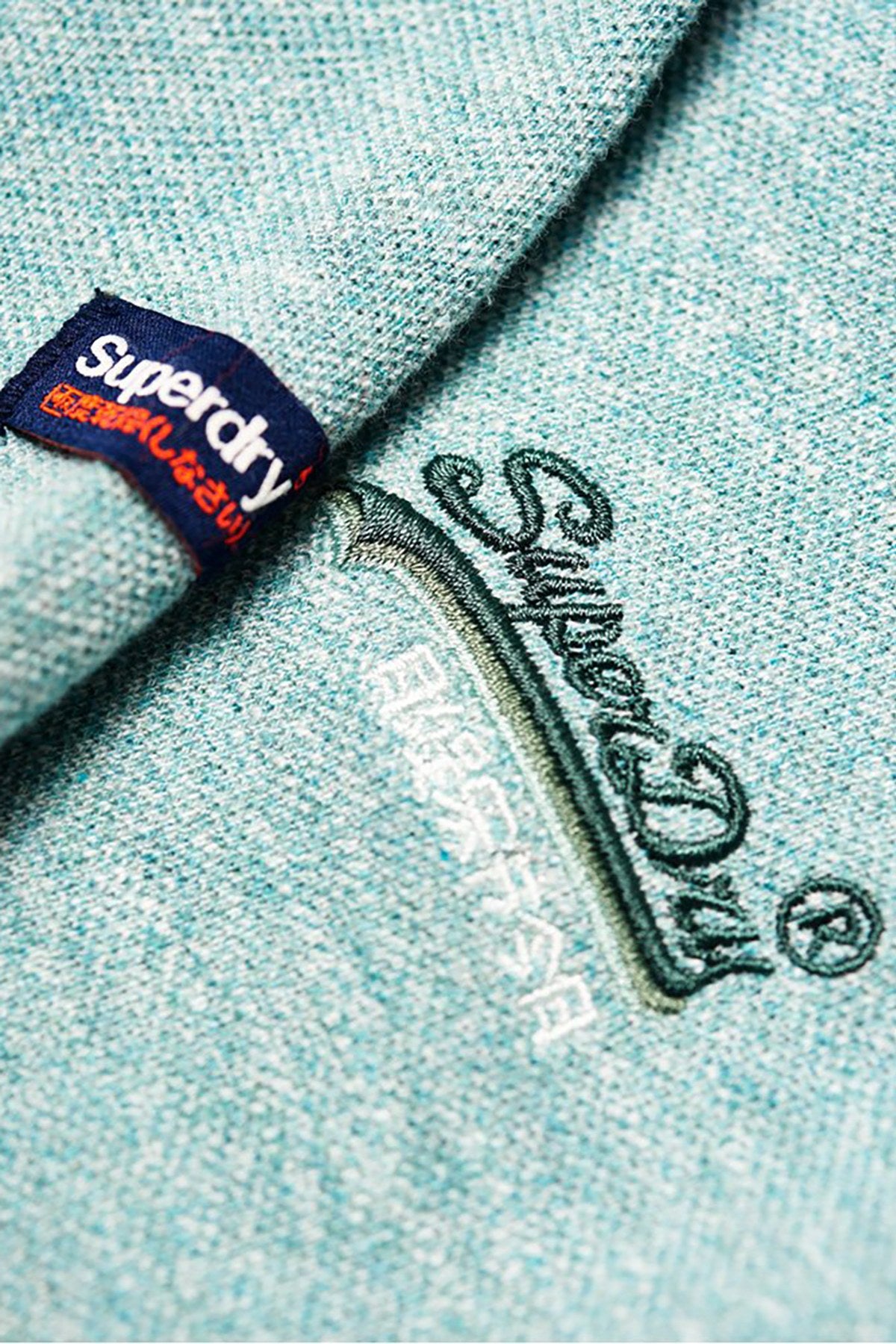 SuperDry Mint-Green-Grindle Classic Pique Polo Shirt