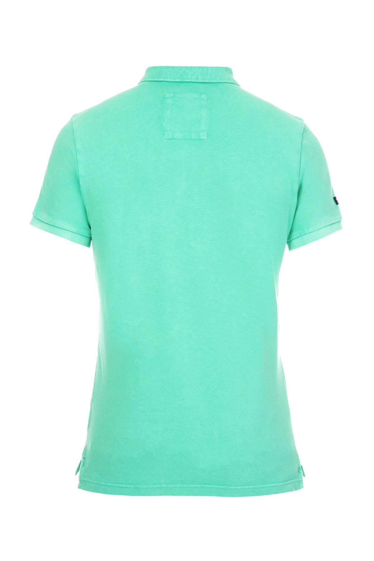 SuperDry Mint-Green Vintage Destroyed Pique Polo Shirt