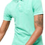 SuperDry Mint-Green Vintage Destroyed Pique Polo Shirt