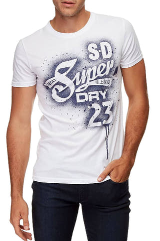 SuperDry Optic-White Cali Tails T-Shirt