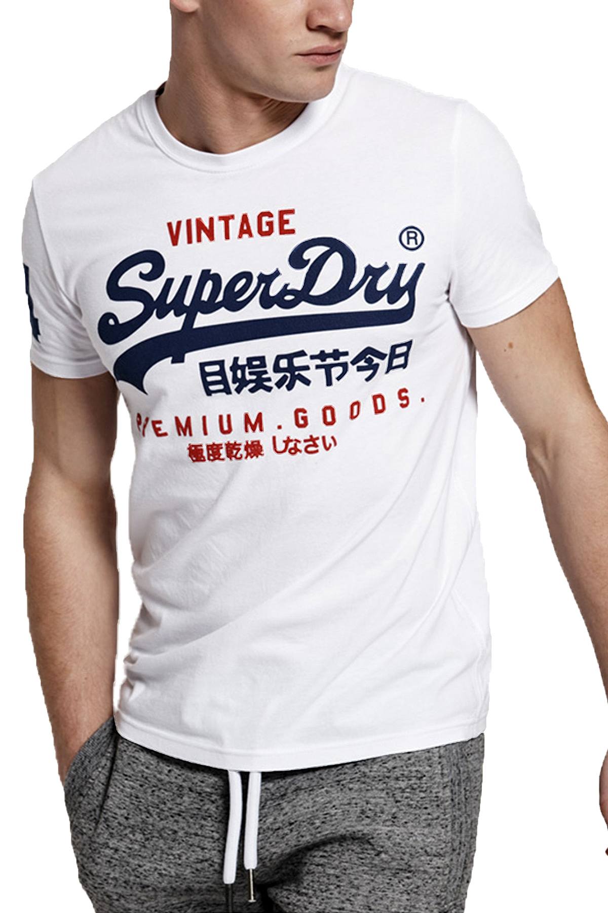 SuperDry Optic-White Goods Duo Lite Graphic Tee