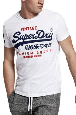 SuperDry Optic-White Goods Duo Lite Graphic Tee thumbnail 1