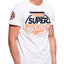 SuperDry Optic-White Malibu Racer Tee