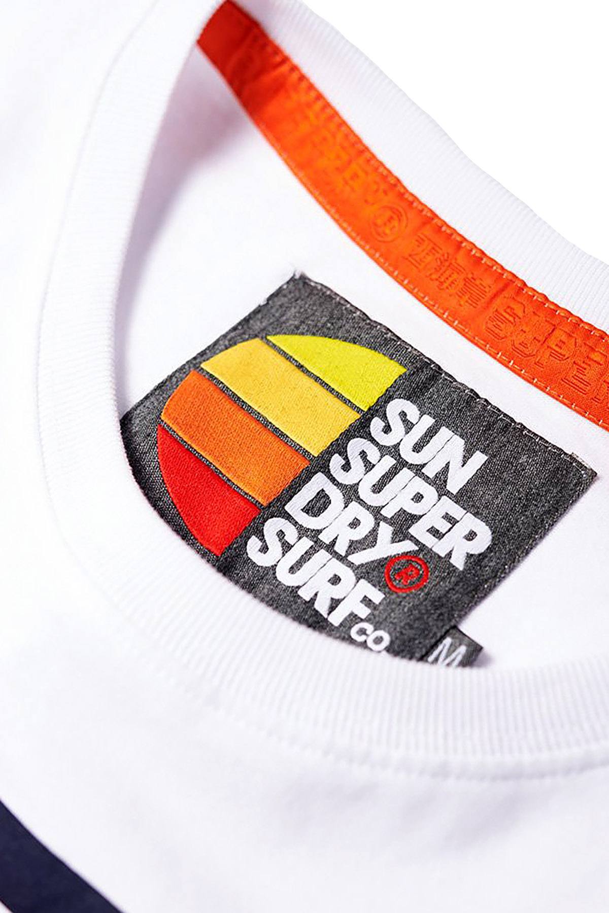 SuperDry Optic-White Malibu Racer Tee