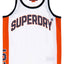 SuperDry Optic-White Retro-Stripe Vest Tank
