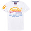 SuperDry Optic-White Shirt-Shop Fade T-Shirt