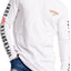 SuperDry Optic-White Surplus Goods Long-Sleeve Longline Top