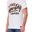 SuperDry Optic-White Ticket-Type Oversized Fit Tee