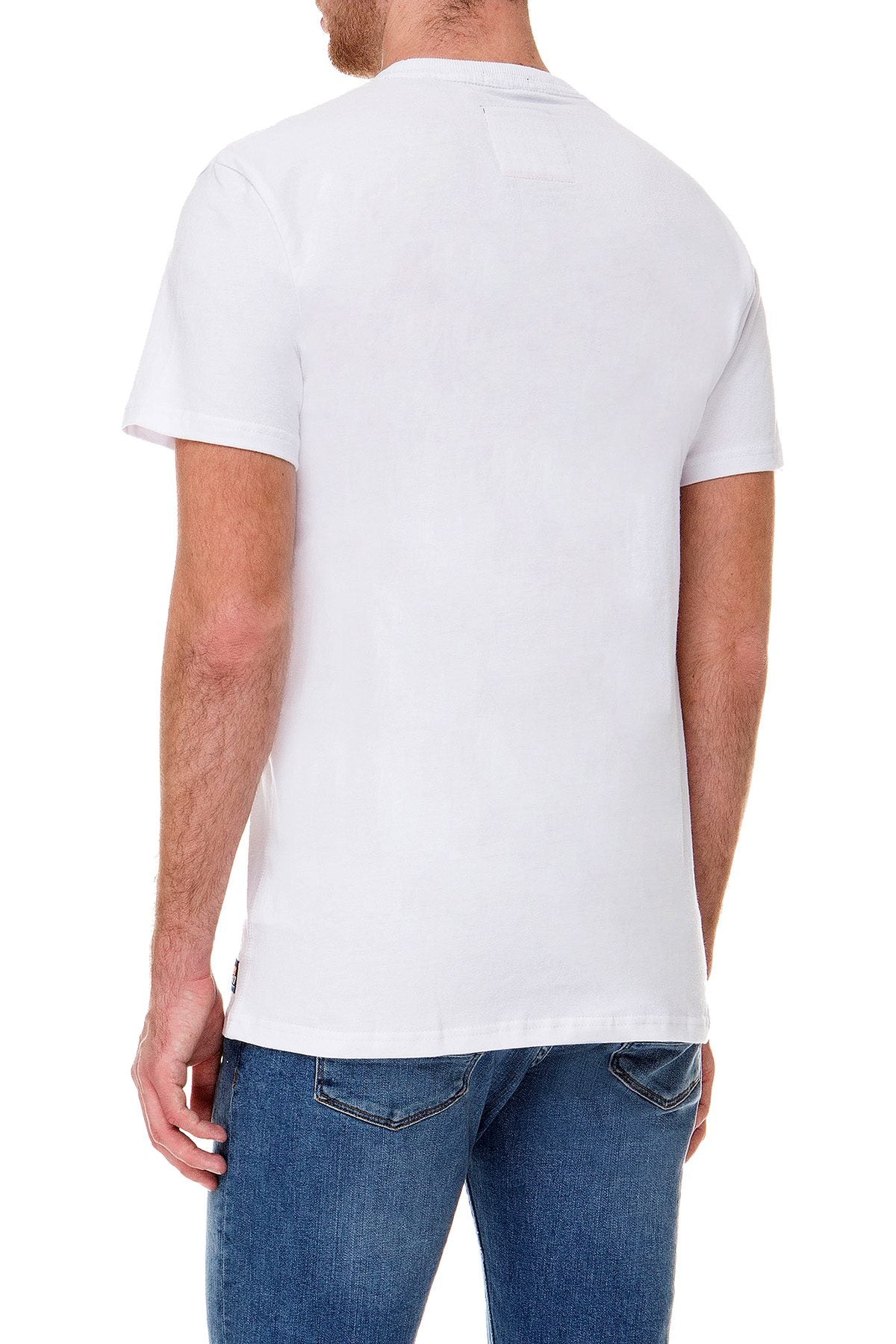 SuperDry Optic-White Ticket-Type Oversized Fit Tee