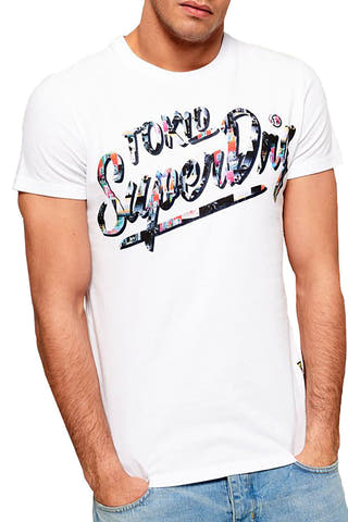 SuperDry Optic-White Ticket Type T-Shirt