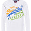SuperDry Optic-White Vintage Authentic XL Long-Sleeve T-Shirt