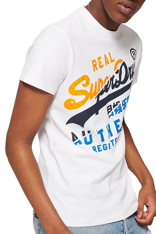SuperDry Optic-White Vintage Authentic XL T-Shirt