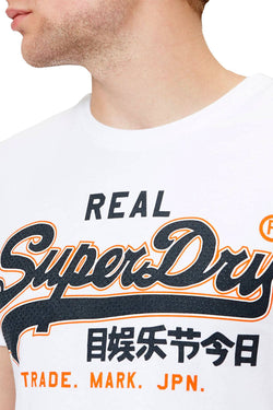 SuperDry Optic-White Vintage Logo Entry T-Shirt thumbnail 4