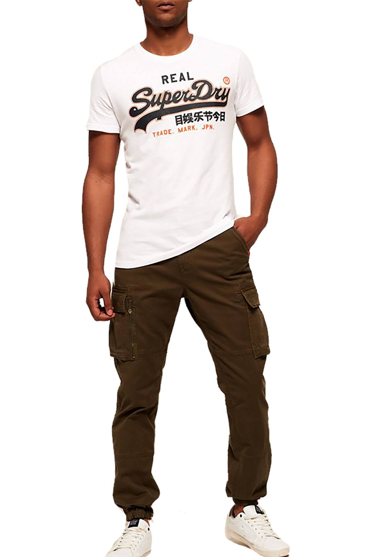 SuperDry Optic-White Vintage Logo Entry T-Shirt