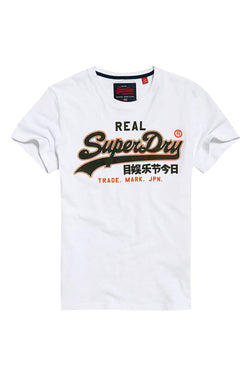 SuperDry Optic-White Vintage Logo Entry T-Shirt thumbnail 2
