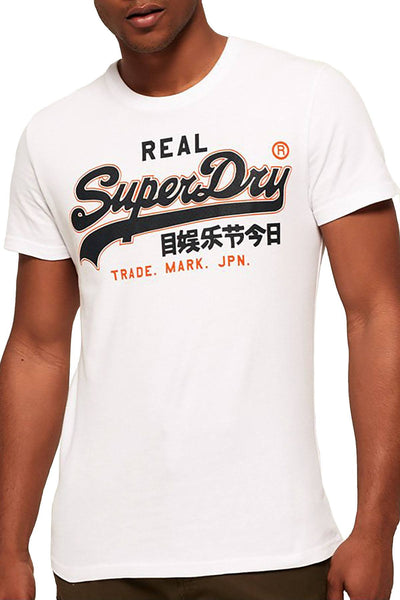 SuperDry Optic-White Vintage Logo Entry T-Shirt