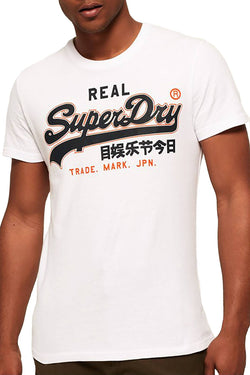 SuperDry Optic-White Vintage Logo Entry T-Shirt thumbnail 1