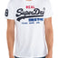 SuperDry Optic-White Vintage Logo Tri Tee