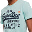 SuperDry Pastel Mint-Marl Vintage Authentic Pastel Tee