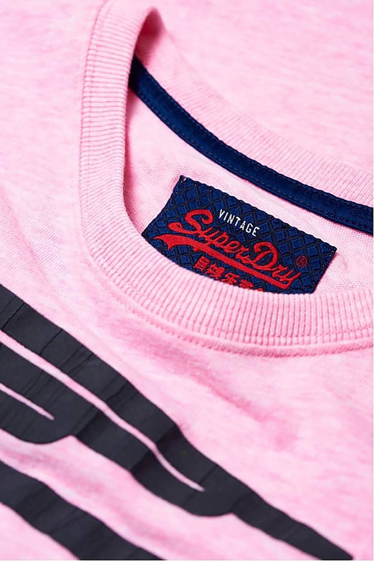 SuperDry Pastel Pink-Marl High-Flyers Tee