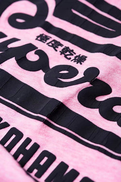 SuperDry Pastel Pink-Marl High-Flyers Tee thumbnail 4