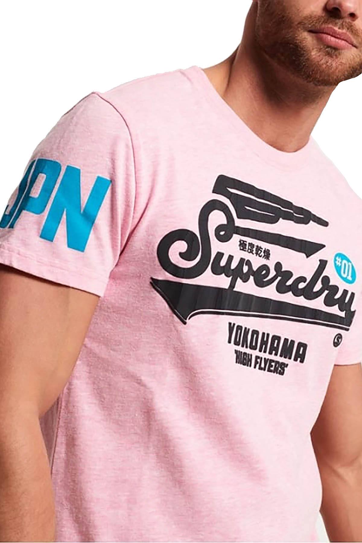 SuperDry Pastel Pink-Marl High-Flyers Tee