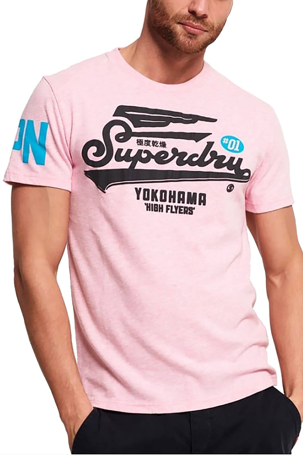SuperDry Pastel Pink-Marl High-Flyers Tee
