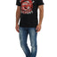 SuperDry Penny Royal Black Stencil T-Shirt