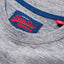 SuperDry Plate-Grey/White/Orange Vintage Logo Panel T-Shirt