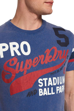 SuperDry Royal Pitch-Field Retro T-Shirt thumbnail 4