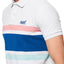 SuperDry Silver-Birch Marl Classic Hardwick Striped Polo Shirt