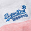 SuperDry Silver-Birch Marl Classic Hardwick Striped Polo Shirt