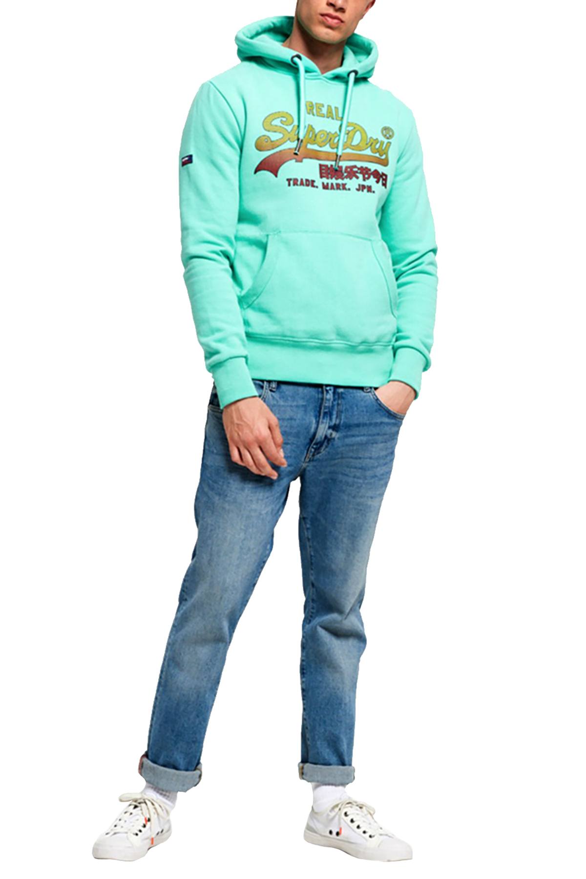 SuperDry Skate-Mint Vintage Logo Fade Hoodie