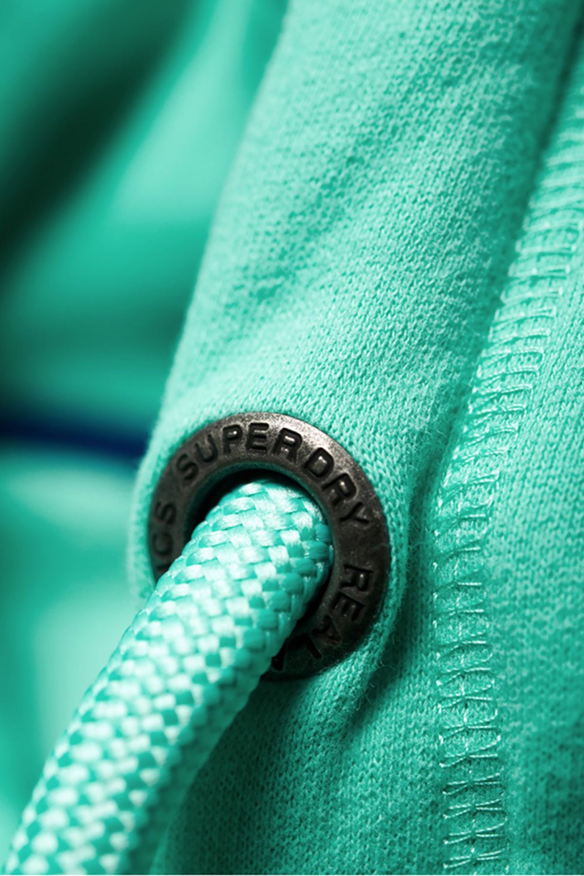 SuperDry Skate-Mint Vintage Logo Fade Hoodie