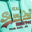 SuperDry Skate-Mint Vintage Logo Fade Hoodie