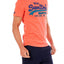 SuperDry Skate-Pink Vintage Logo Fade Mid-Weight Tee