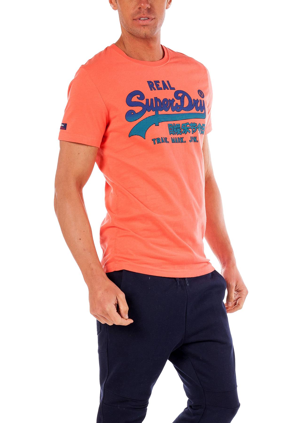 SuperDry Skate-Pink Vintage Logo Fade Mid-Weight Tee