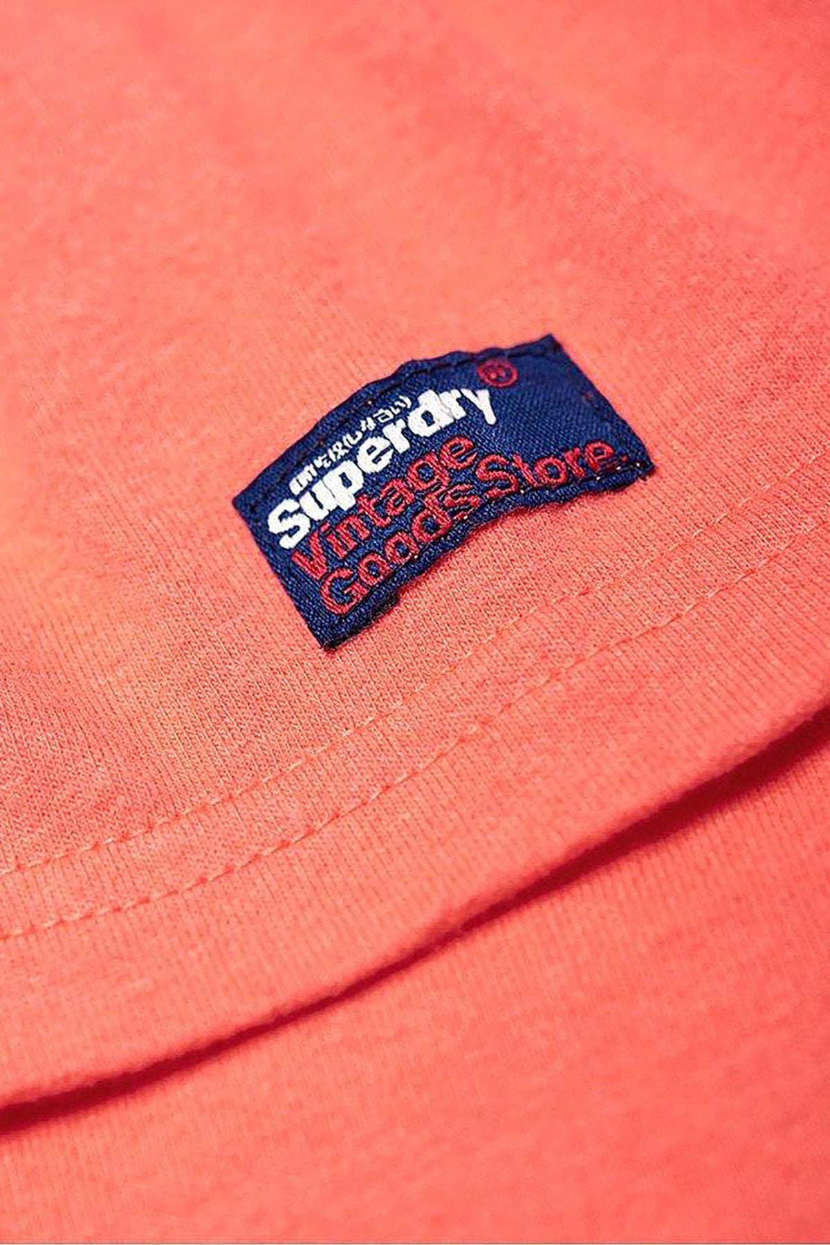 SuperDry Skate-Pink Vintage Logo Fade Mid-Weight Tee