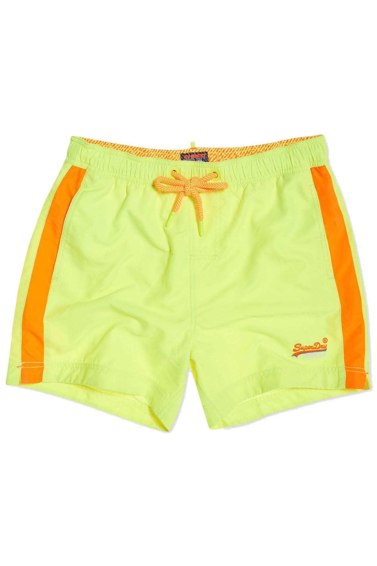 SuperDry Sunblast-Yellow Beach Volley Swim Short